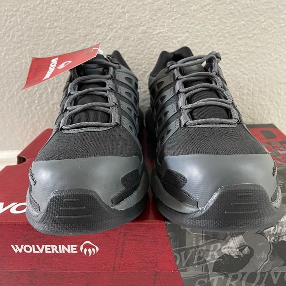 Men's Wolverine Rev Vent Ultraspring Durashocks Carbonmax Shoes W211016 New - Picture 4 of 12